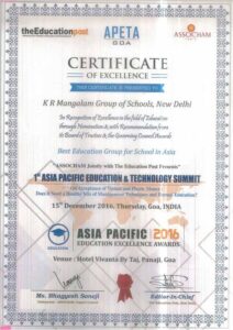Best Education Group in Asia by TheEducationPost and ASSOCHAM