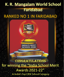 Ranked No1 in Faridabad under best CBSE school by Educationtoday